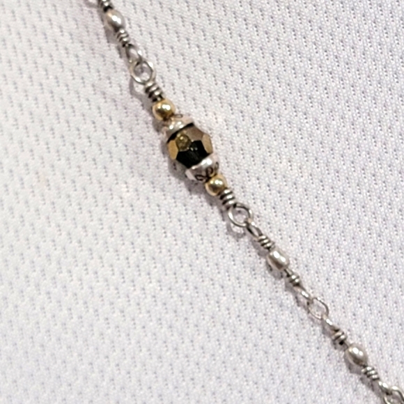 EXTREMELY RARE BRIGHTON AMERICAN BEAUTY TOPAZ  CRYSTAL  NECKLACE NWOT - Picture 3 of 8